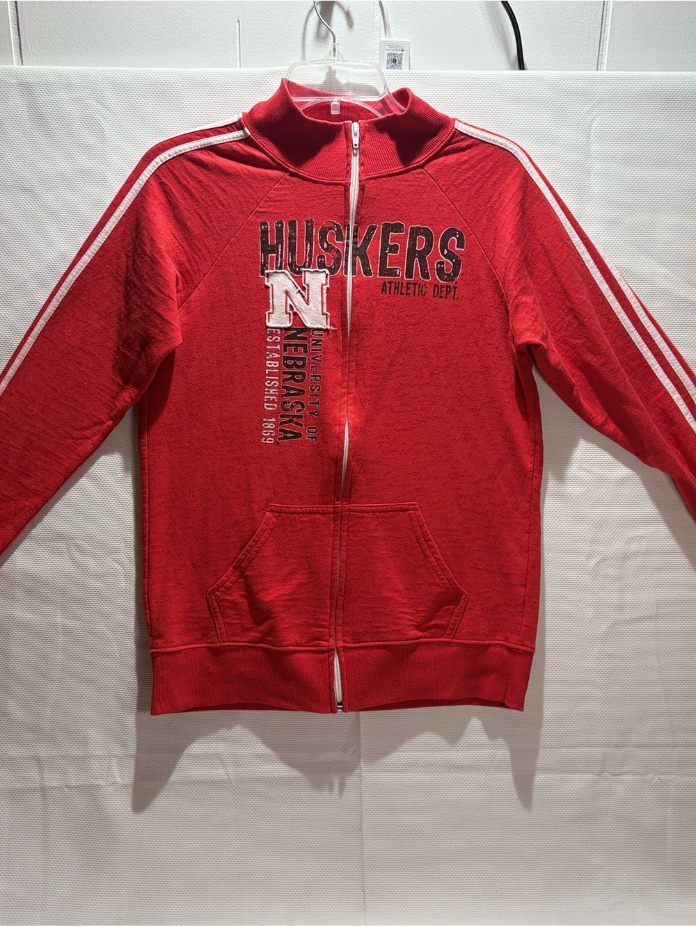 Blue 84 Red Kids Full-Zip Huskers Athletic Jacket